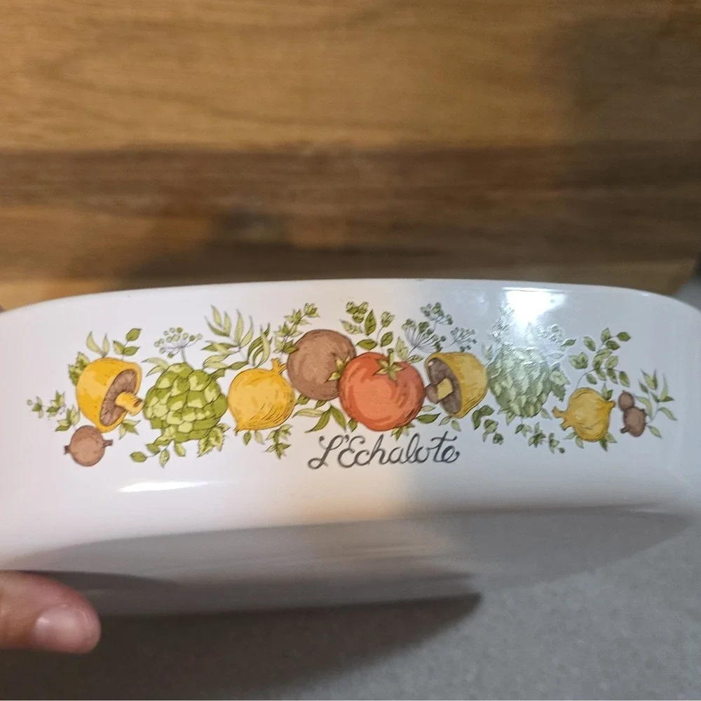 Pyrex CorningWare L'Echalote A-8-B 8x8 Square Casserole Dish White Glass, 2 Qt